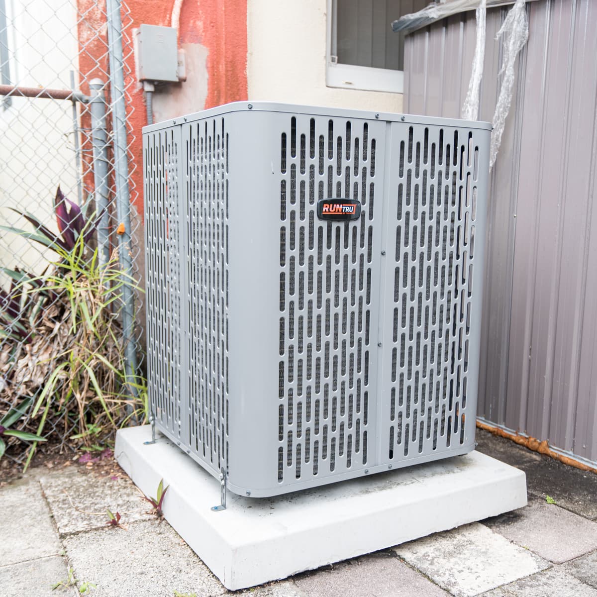 Central air conditioning system installation