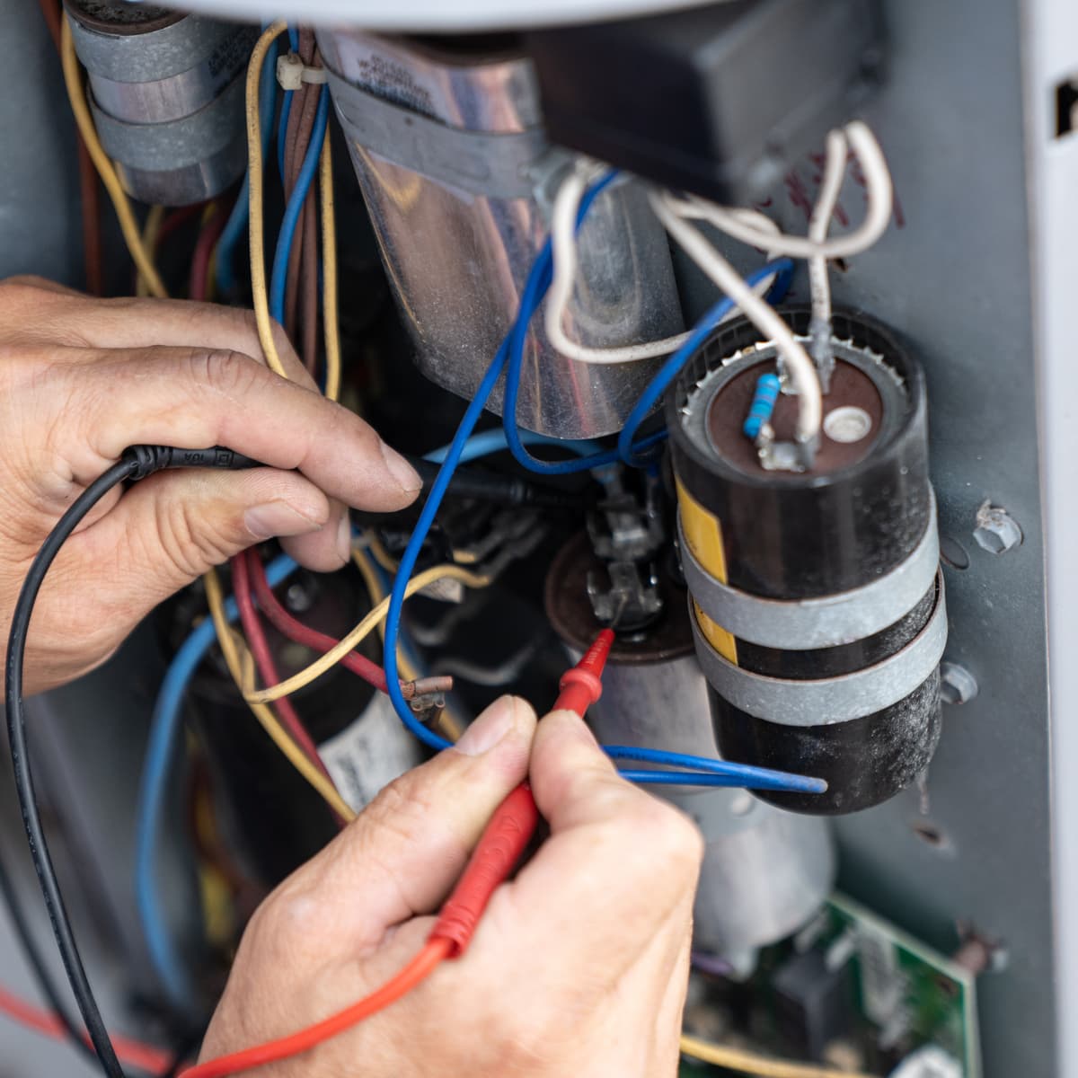 Industrial AC system wiring and electrical work